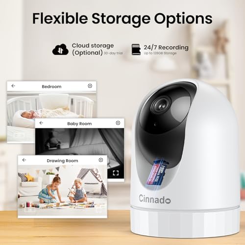 Indoor Home Security Cameras For Baby & Pet