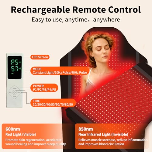 PZJDSR Red Light Therapy Mat For Full Body