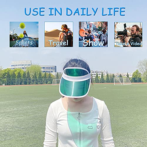 5 Pack Sun Visor Hats Women