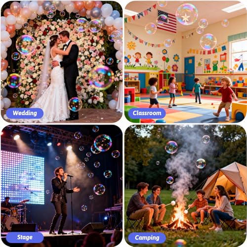 SHCKE Bubble Machine Upgrade With 2 Fans