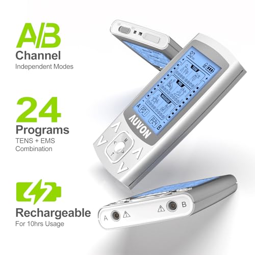 Rechargeable Dual EMS TENS Unit
