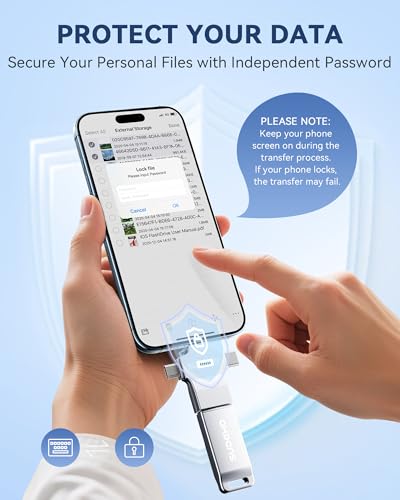 SUDEHO USB Stick 16GB 4in1 MemoryStick For Smartphone
