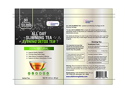 Detox Slimming Tea - 56-Day Herbal Tea Treatment