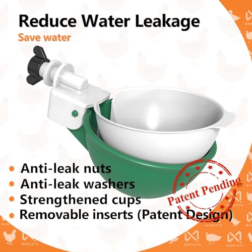 Large Automatic Chicken Waterer Cups With Inserts