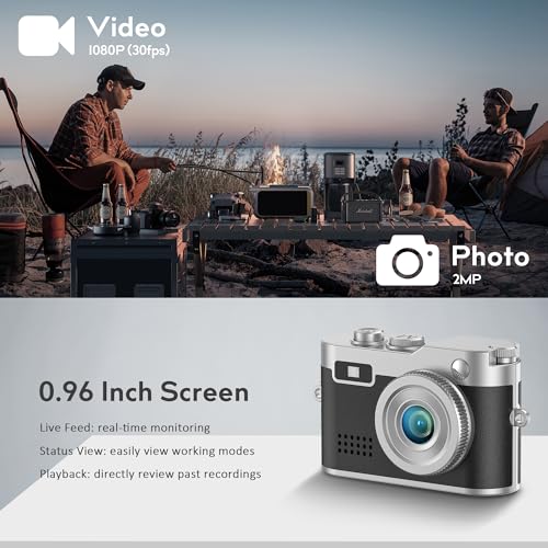 FHD 1080P Mini Retro Digital Camera