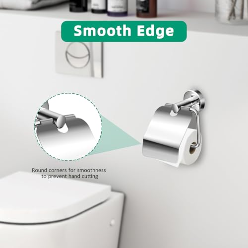 Toilet Paper Holder With Cover Tissue Roll