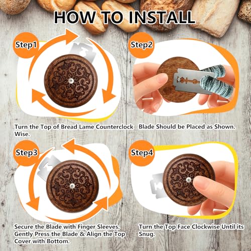 Upgraded UFO Bread Lame Cutter