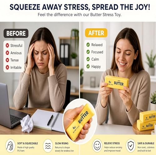 2Pack Butter Squishy Stress Toy