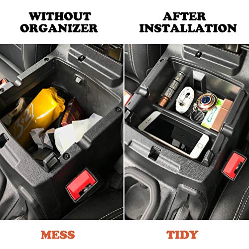 Jeep Wrangler Center Console Organizer Tray
