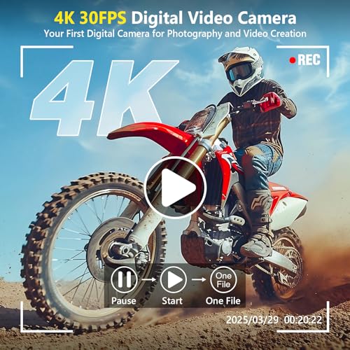 Upgraded 64MP WiFi Vlogging Camera