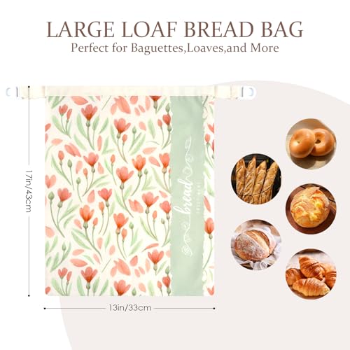 Reusable Beeswax Bread Bags