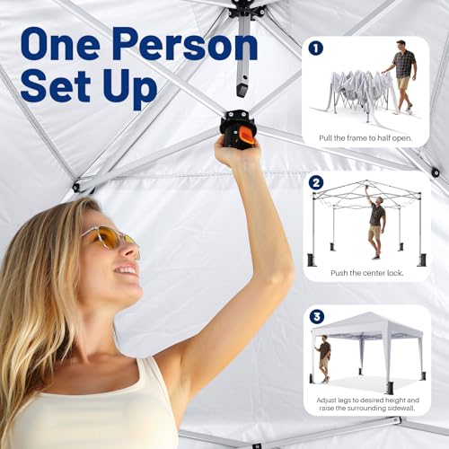 10x10 Pop Up Canopy With Sidewalls