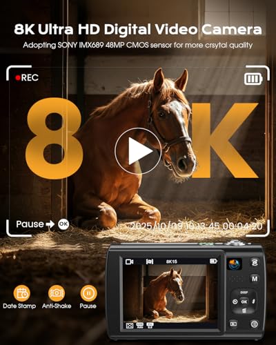 8K Digital Camera For Photography