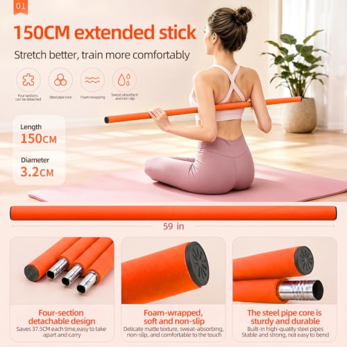 Yoga Stick Posture Corrector For Adults & Kids