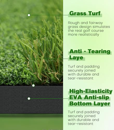 Premium Dual Turf Golf Mat